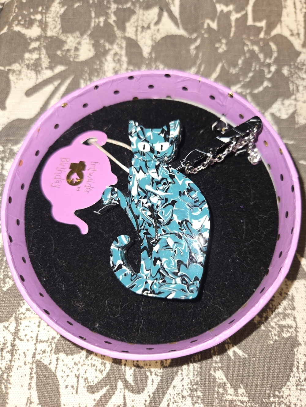 Erstwilder The Famous Fishing Cat Brooch
